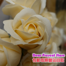 DearPresent 香皂玫瑰花 23朵香檳色 浪漫長久保存紀念禮物